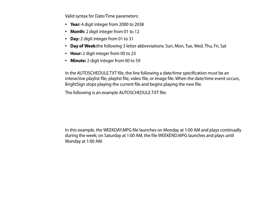 BrightSign HD2000 User Guide User Manual | Page 52 / 112