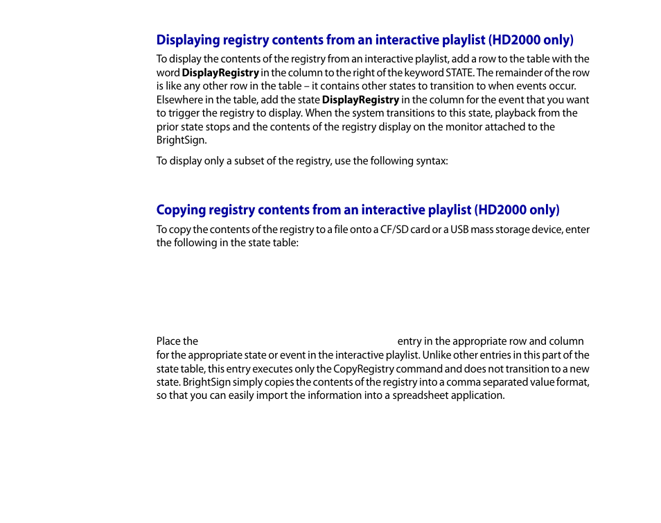 BrightSign HD2000 User Guide User Manual | Page 95 / 112