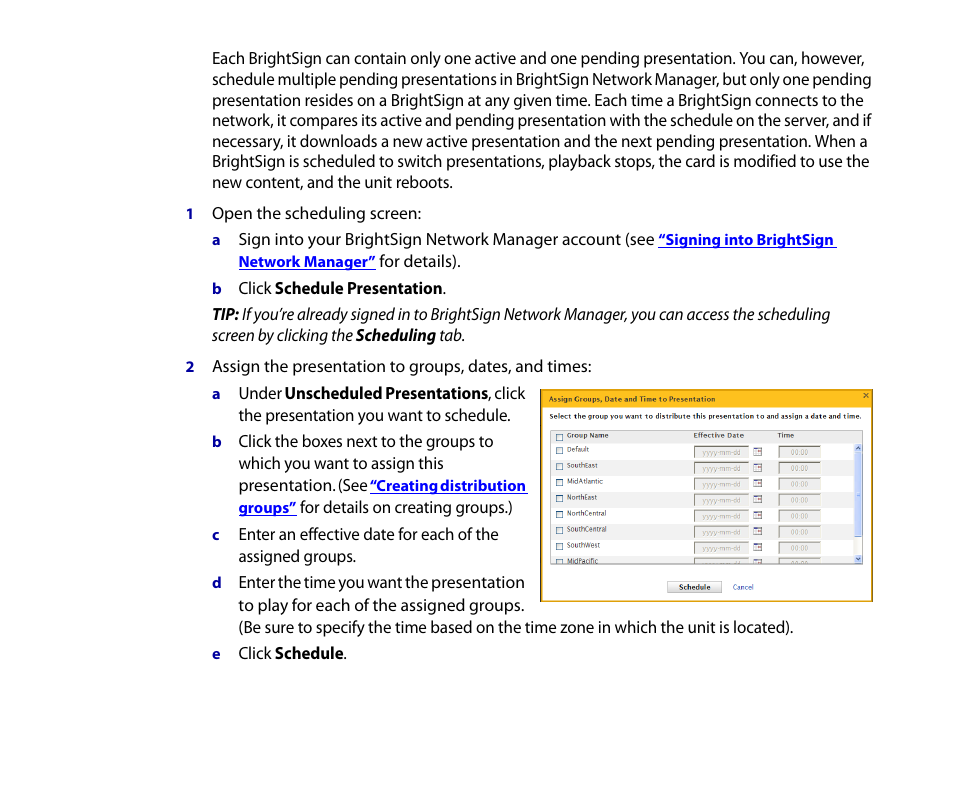 BrightSign HD2000 Network Manager Guide User Manual | Page 16 / 25