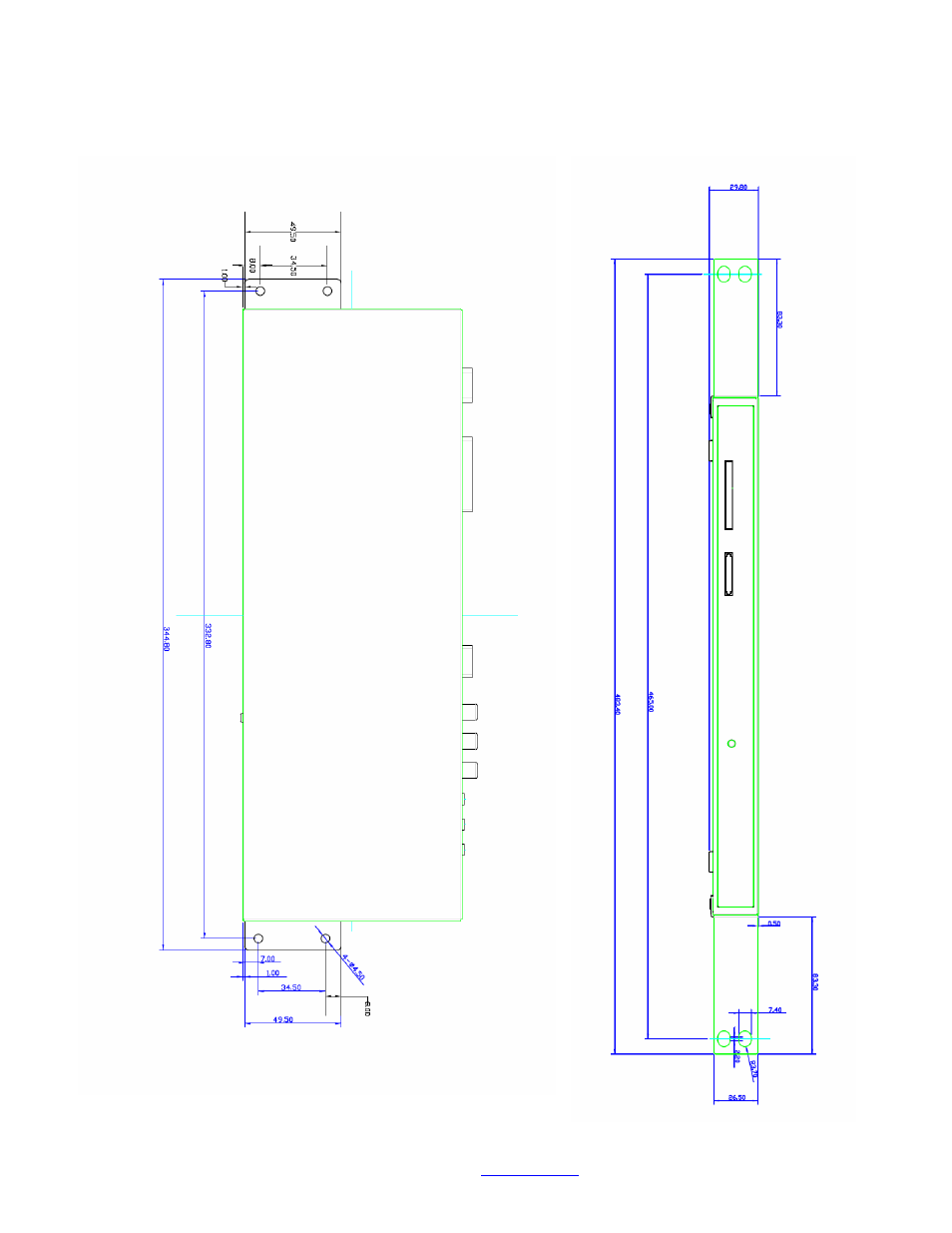 Mechanical, Brightsign hd600 | BrightSign HD600 Hardware Guide User Manual | Page 10 / 20