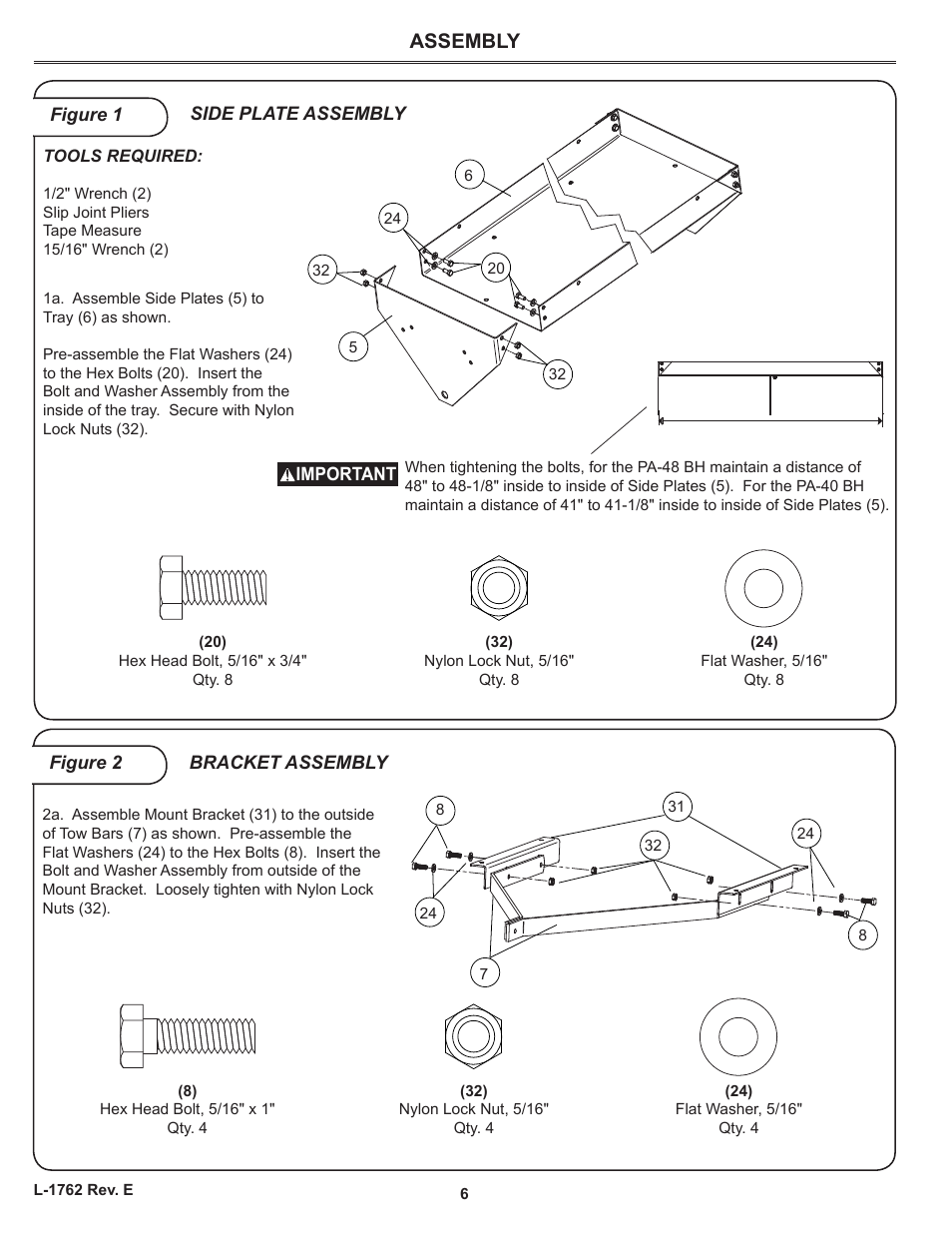 Assembly | Brinly PA-40 BH Plug Aerator User Manual | Page 6 / 12