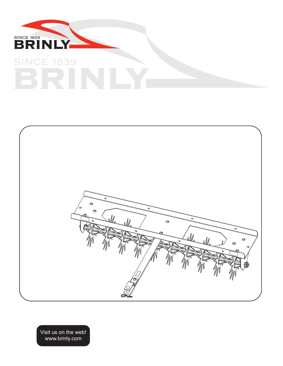 Brinly SA-400 BH Spike Aerator User Manual | 8 pages