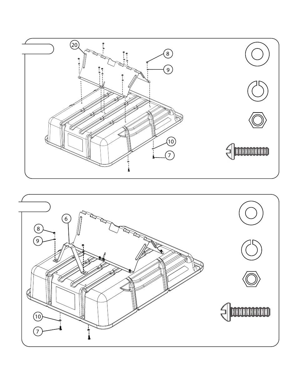 Assembly | Brinly 175LTD Cu. Ft. Utility Cart User Manual | Page 5 / 12