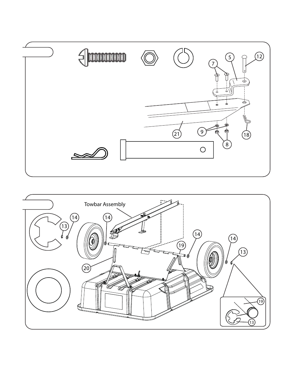 Assembly | Brinly 175LTD Cu. Ft. Utility Cart User Manual | Page 7 / 12