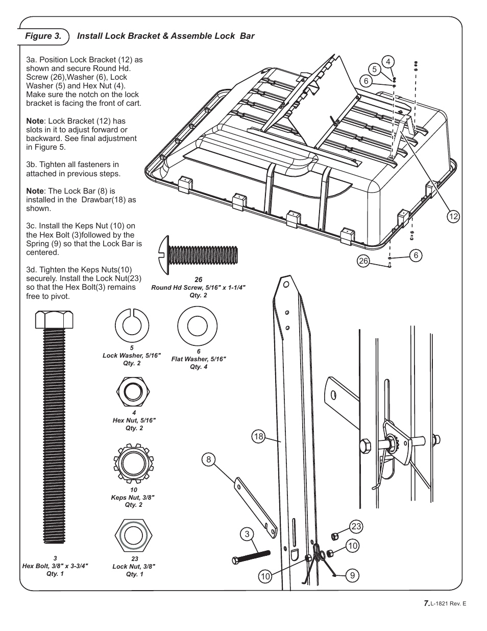 Brinly PCT-17 BH Cu. Ft. Utility Cart User Manual | Page 7 / 12