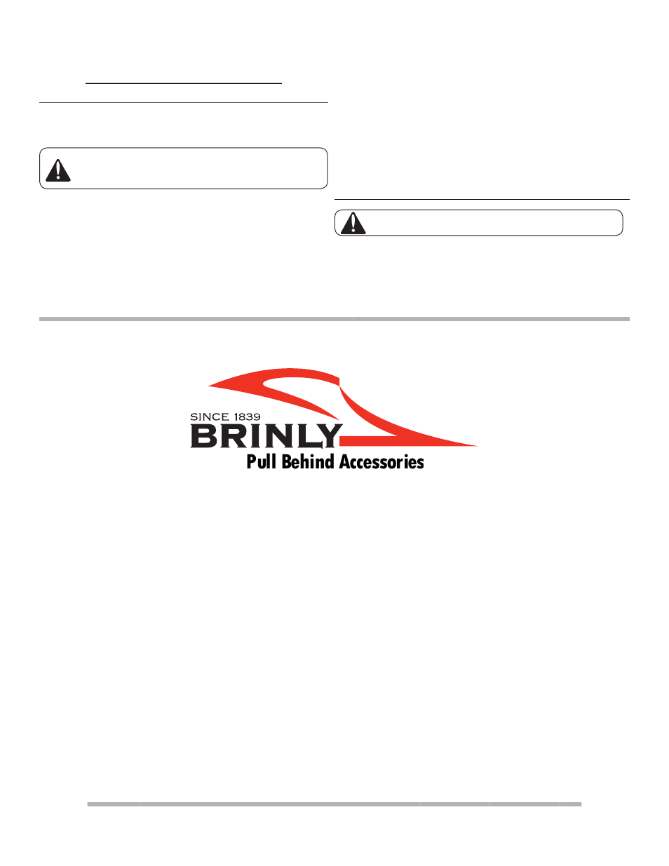 Pull behind accessories, Storage, maintenance, and limited warranty, Manufacturer’s limited warranty for | Brinly DT-402 BH Dethatcher User Manual | Page 9 / 12