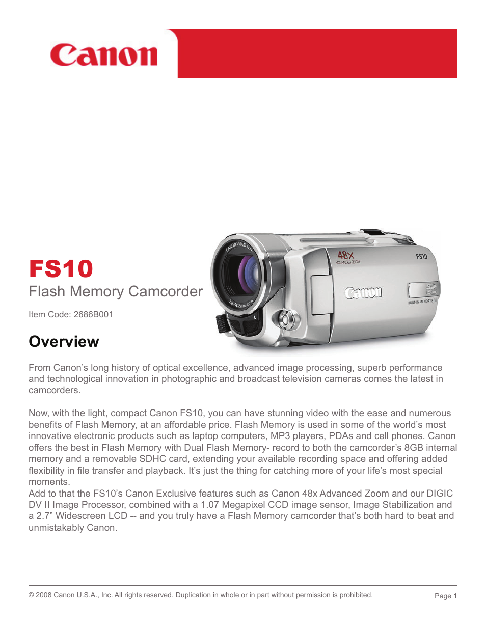 Canon 2686B001 User Manual | 17 pages