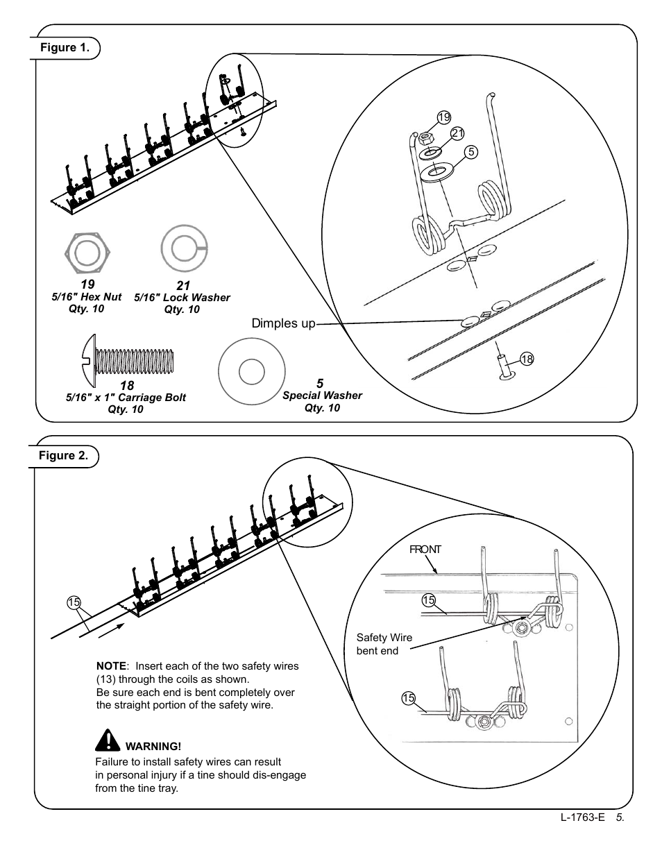 Brinly DT-48 BH Dethatcher User Manual | Page 5 / 12