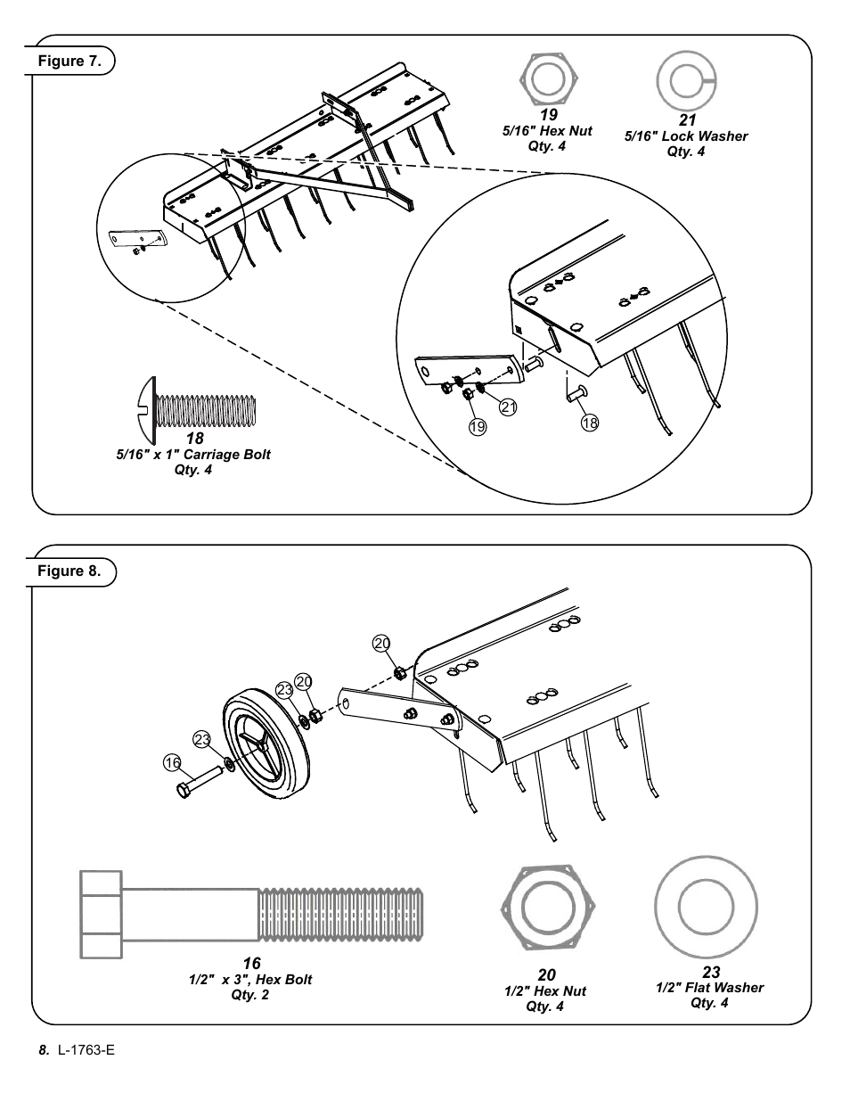 Brinly DT-48 BH Dethatcher User Manual | Page 8 / 12