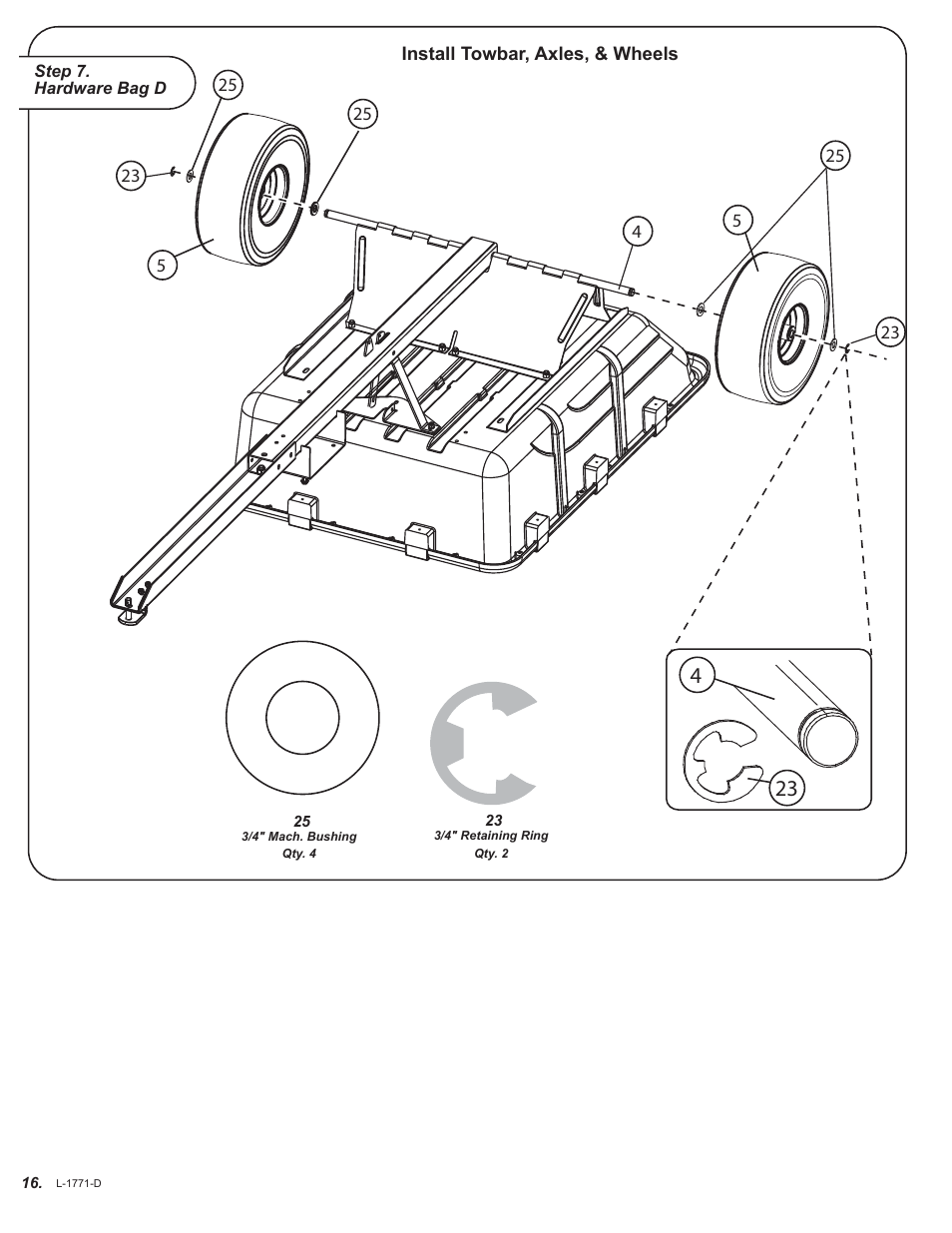 Brinly LVS-33 BH PolyVAC System User Manual | Page 16 / 32