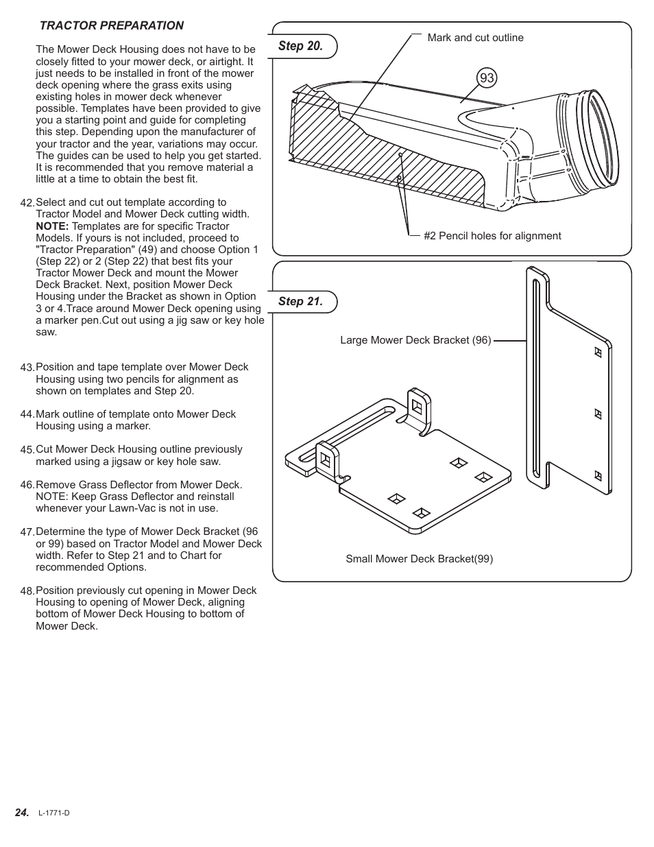 Brinly LVS-33 BH PolyVAC System User Manual | Page 24 / 32