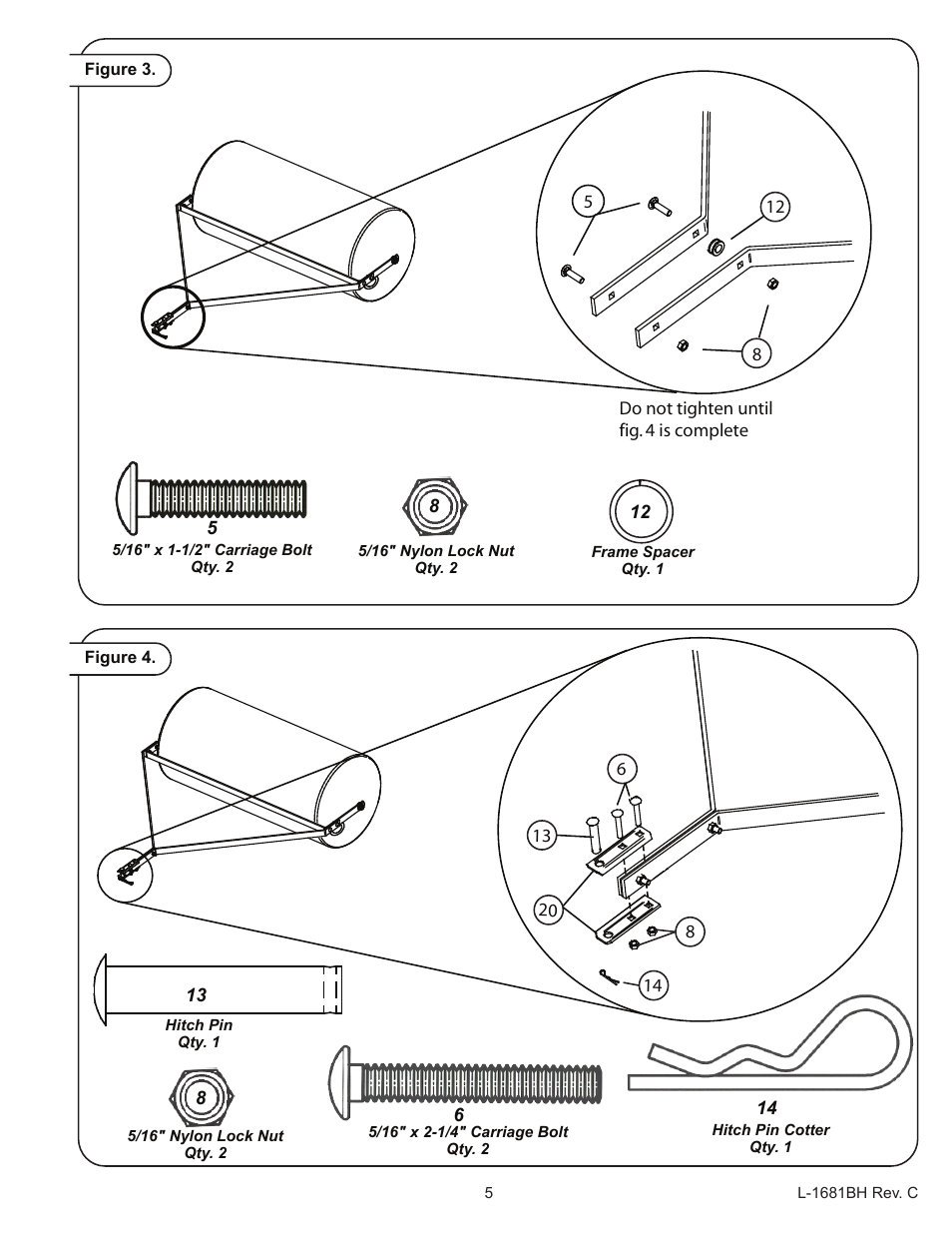 Brinly PRC-241 Lawn Roller User Manual | Page 5 / 7