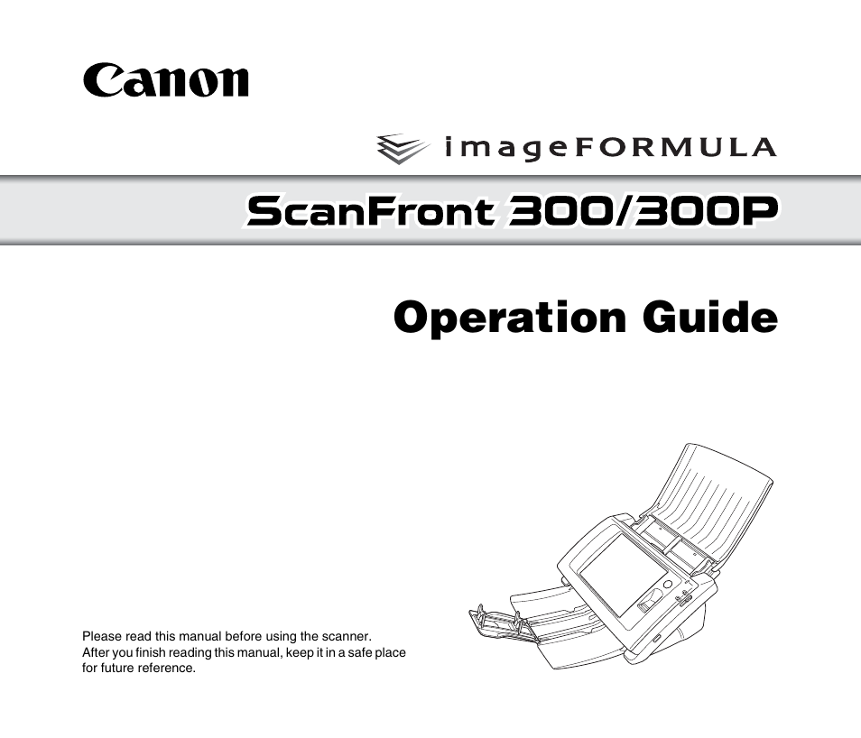 Canon 300 User Manual | 100 pages