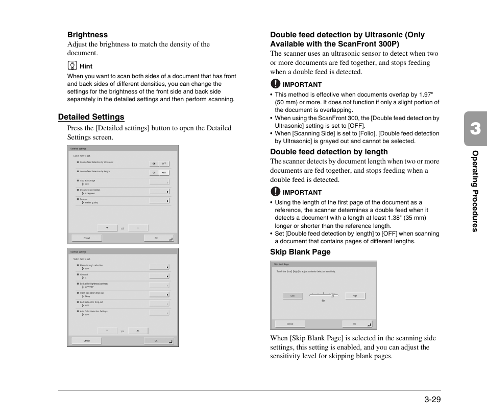 Ns. (see “detailed settings” on p. 3-29.) | Canon 300 User Manual | Page 59 / 100