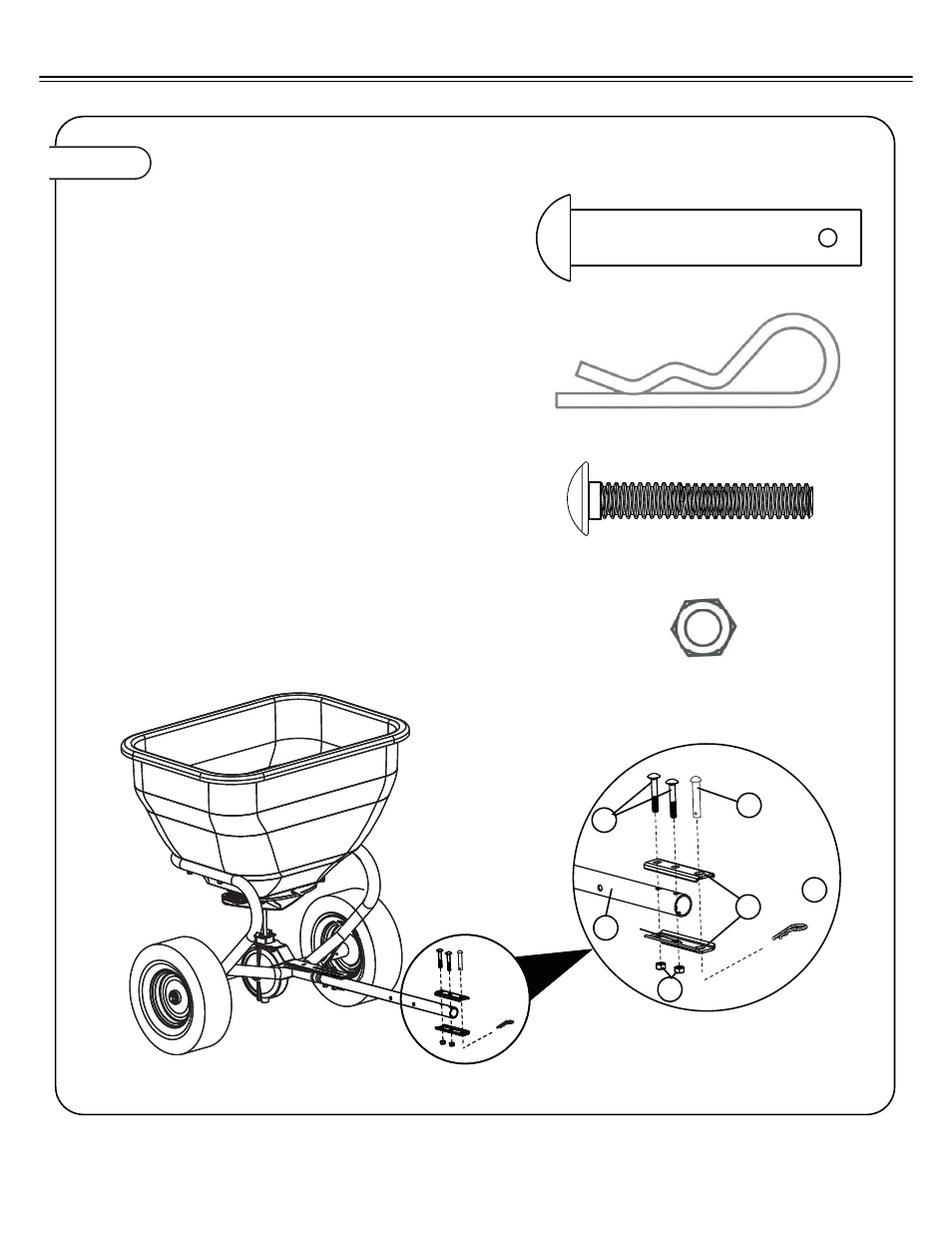 Assembly | Brinly BS-26 BH Cu. Ft. Tow-Behind User Manual | Page 14 / 28