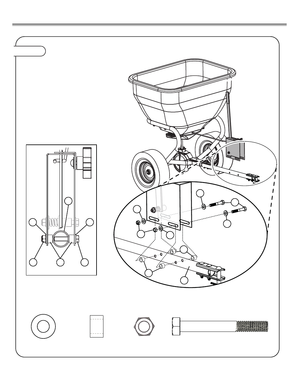 Assembly | Brinly BS-26 BH Cu. Ft. Tow-Behind User Manual | Page 17 / 28