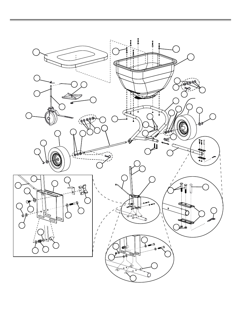 Parts reference | Brinly BS-26 BH Cu. Ft. Tow-Behind User Manual | Page 4 / 28