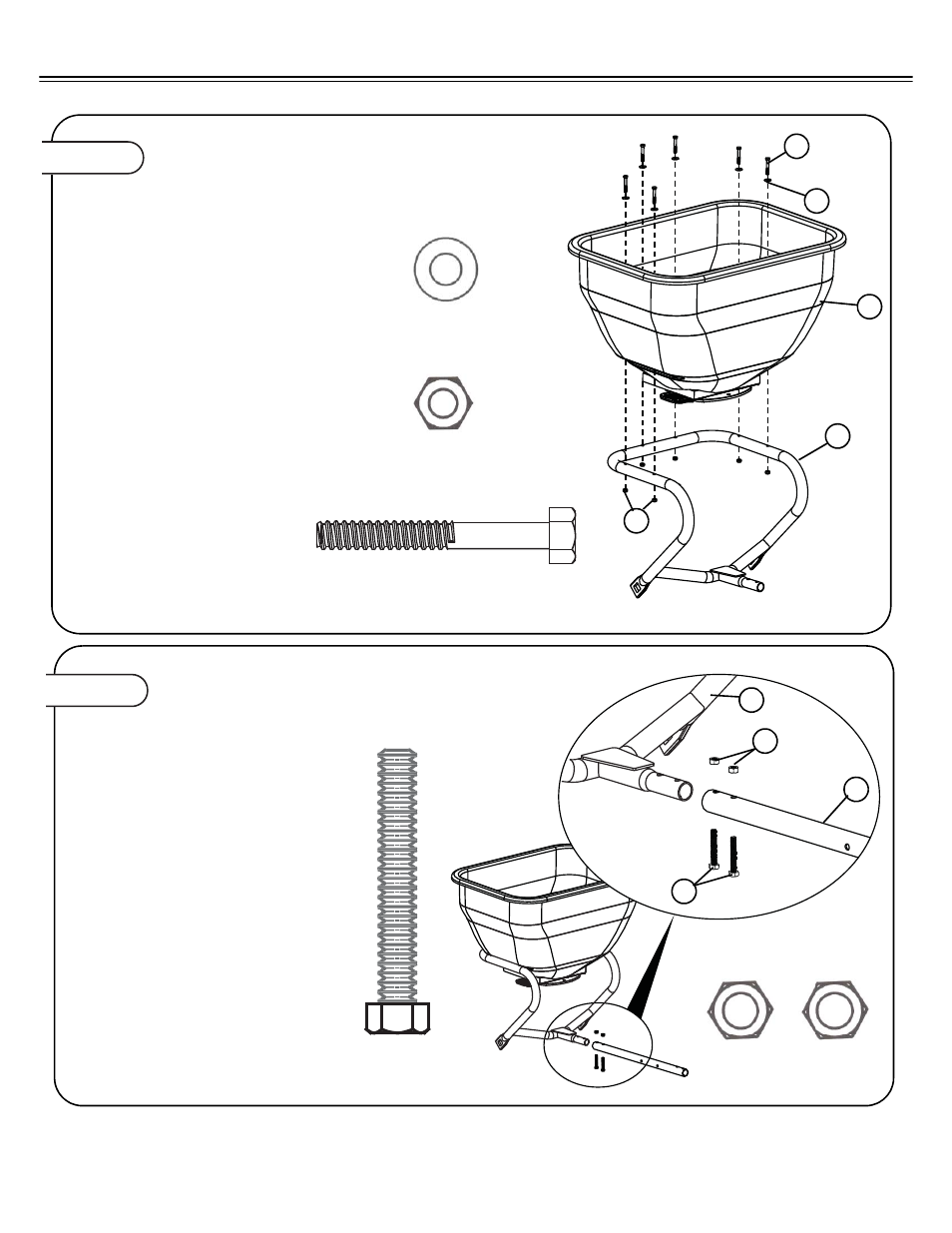 Assembly | Brinly BS-26 BH Cu. Ft. Tow-Behind User Manual | Page 7 / 28