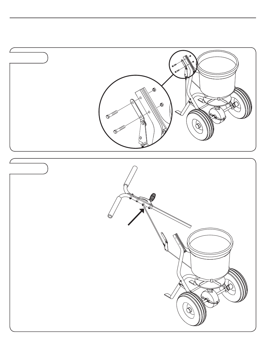 Assembly | Brinly P20-500 BH Push Spreader User Manual | Page 6 / 16
