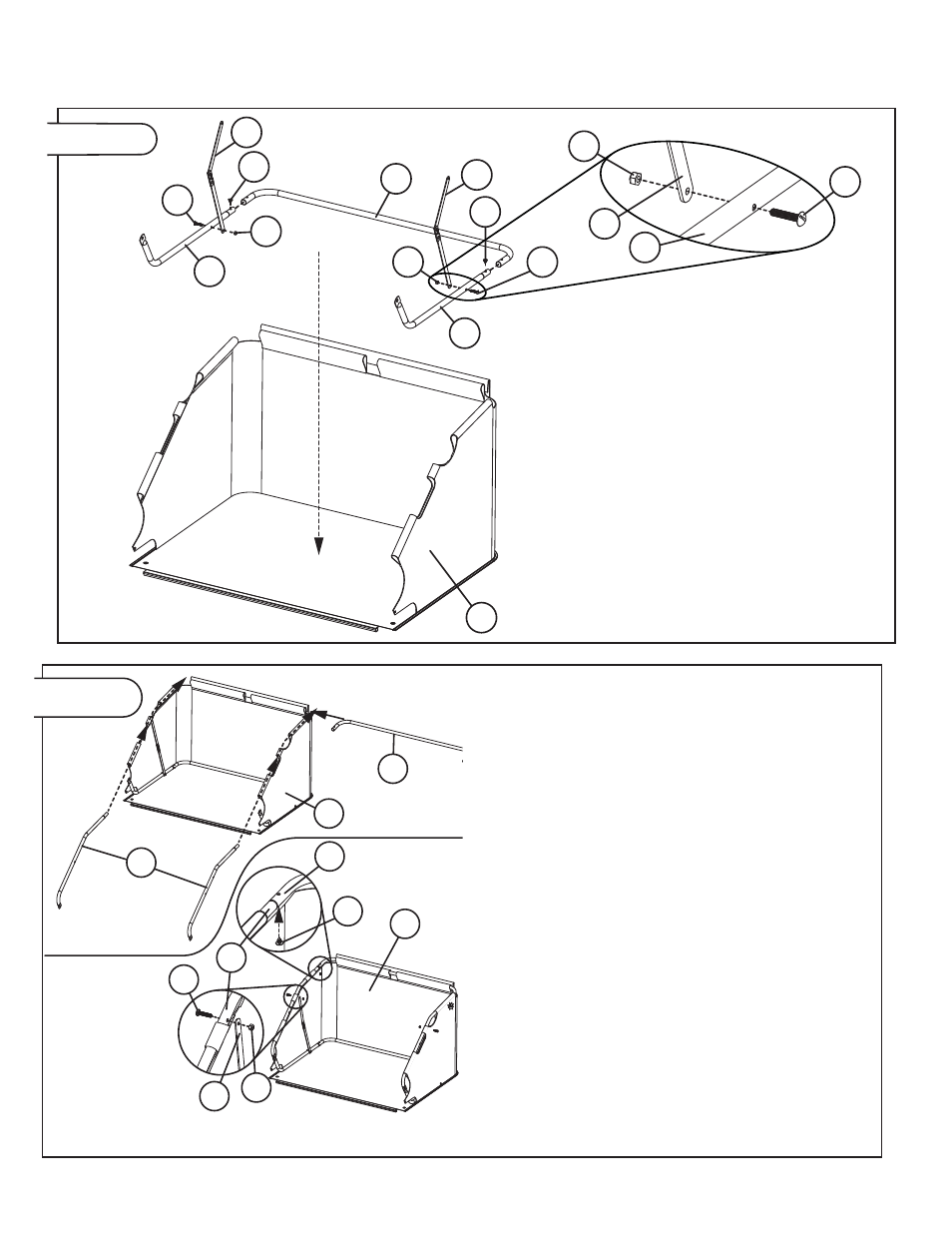 Assembly | Brinly STH-420 BH Lawn Sweeper User Manual | Page 12 / 24