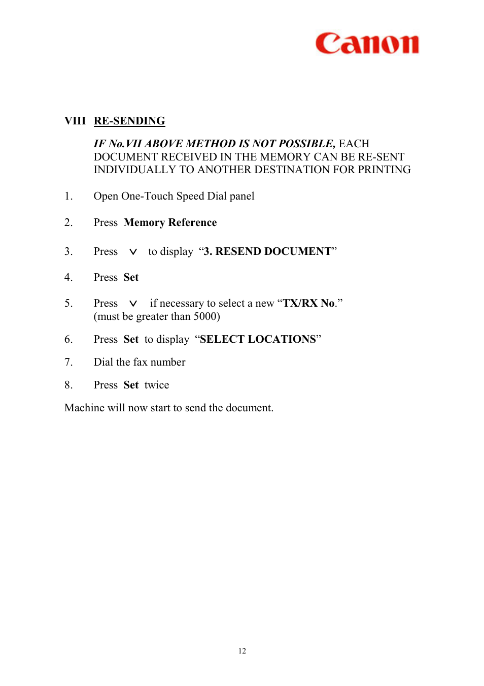 Canon L360 User Manual | Page 12 / 16