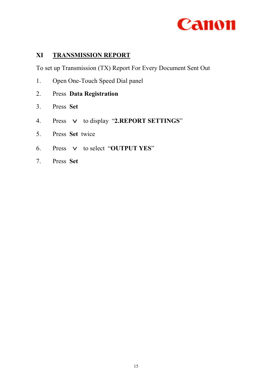 Canon L360 User Manual | Page 15 / 16