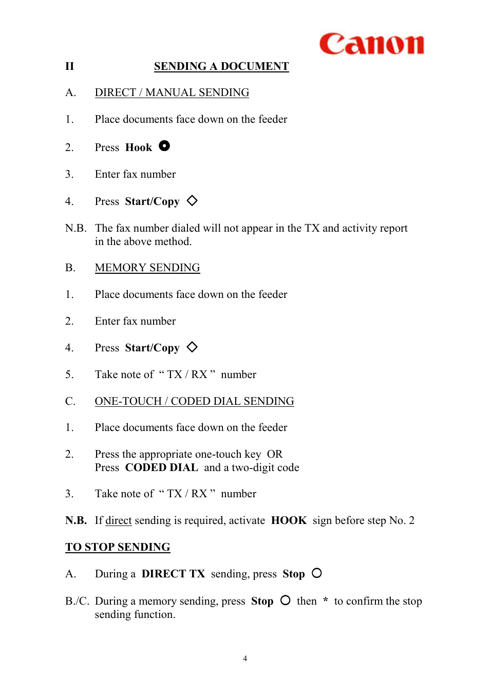 Canon L360 User Manual | Page 4 / 16