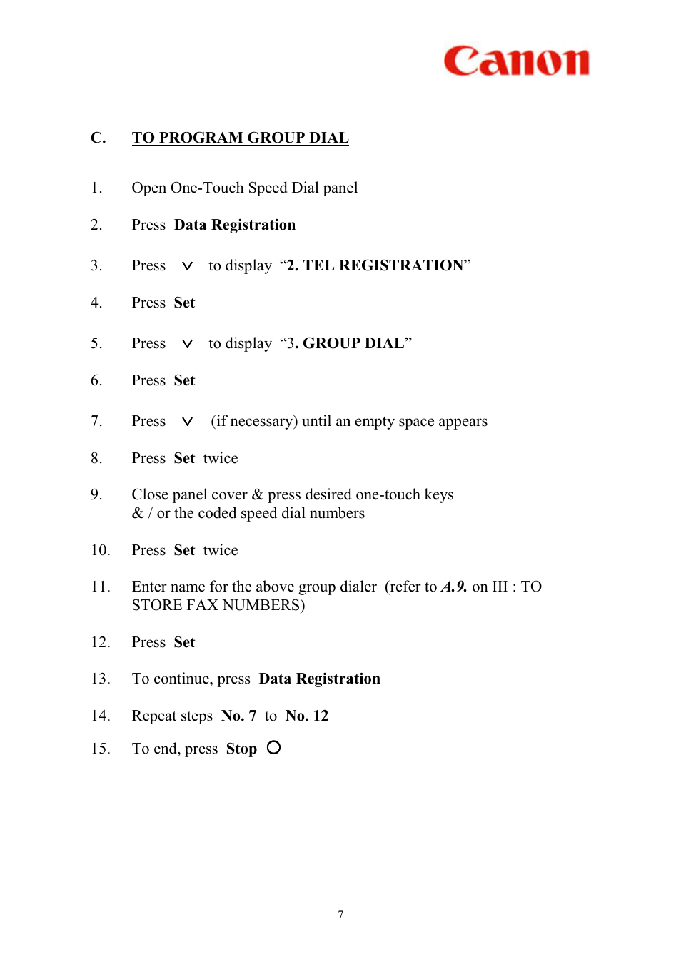 Canon L360 User Manual | Page 7 / 16