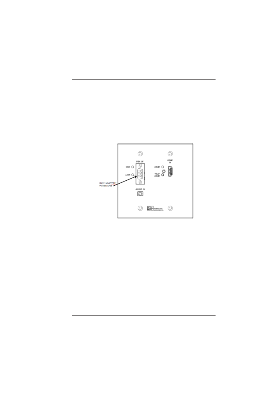 3 vga/ypbpr video interface | Broadata Communications LBC-H/V-T-WP User Manual | Page 8 / 24