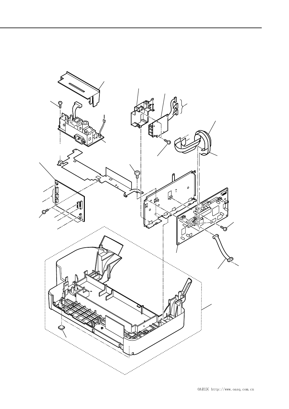 Figure 6 circuit boards & power supply | Canon FAX-EB10 User Manual | Page 22 / 65