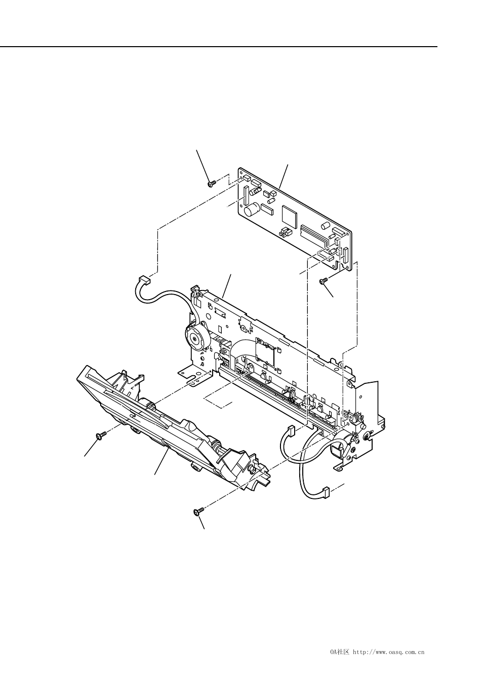 Figure 11 auto sheet feeder & pcnt board | Canon FAX-EB10 User Manual | Page 32 / 65