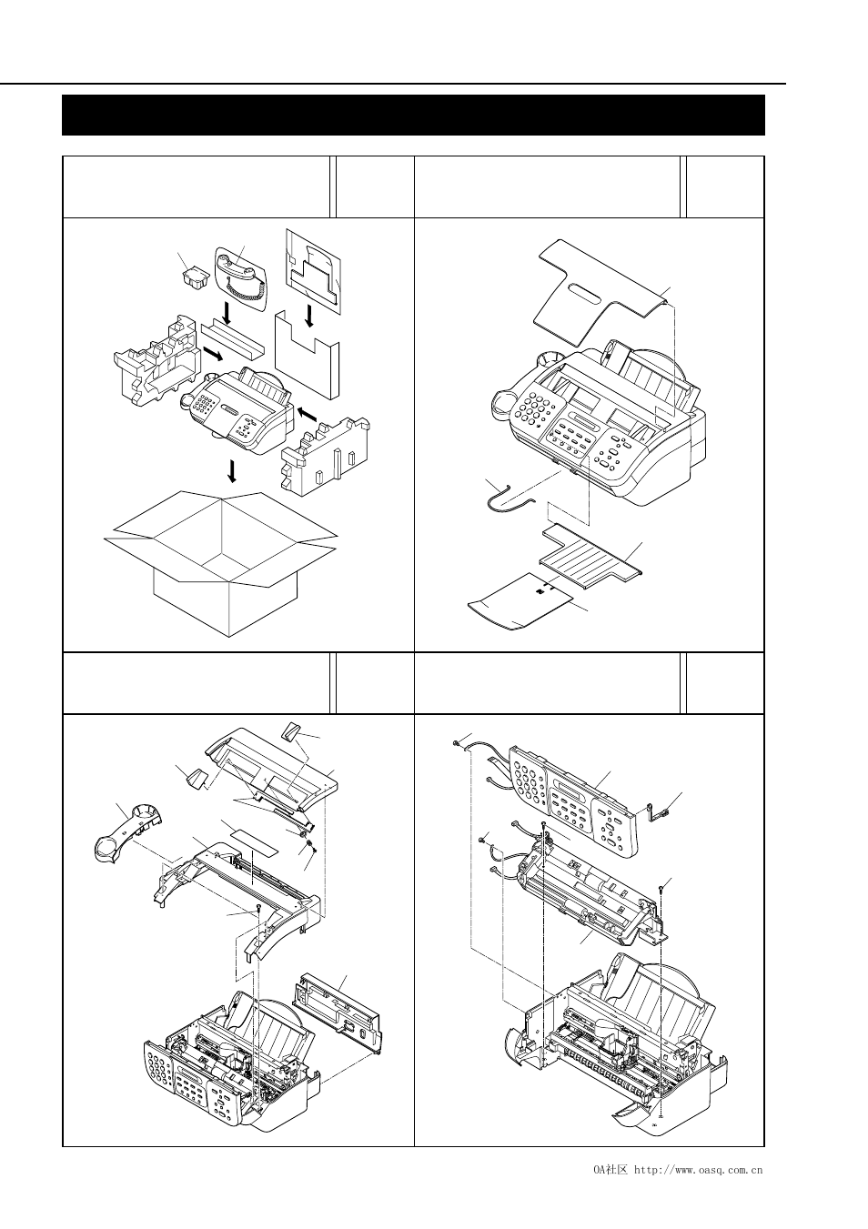 Illustration index, Figure 1 figure 2, Figure 3 figure 4 | Canon FAX-EB10 User Manual | Page 6 / 65