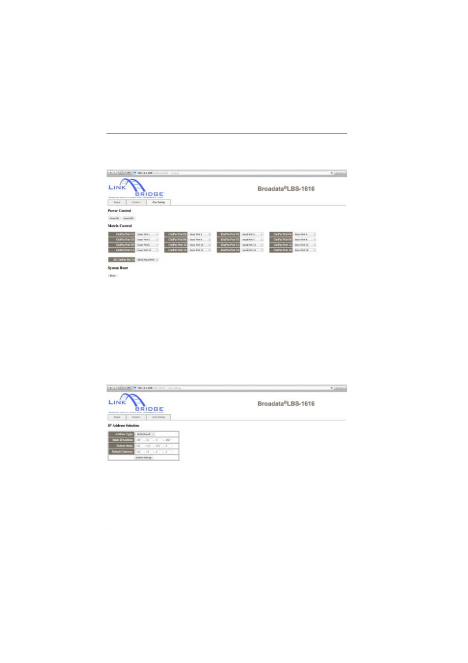 Broadata Communications LBS-1616 User Manual | Page 13 / 22
