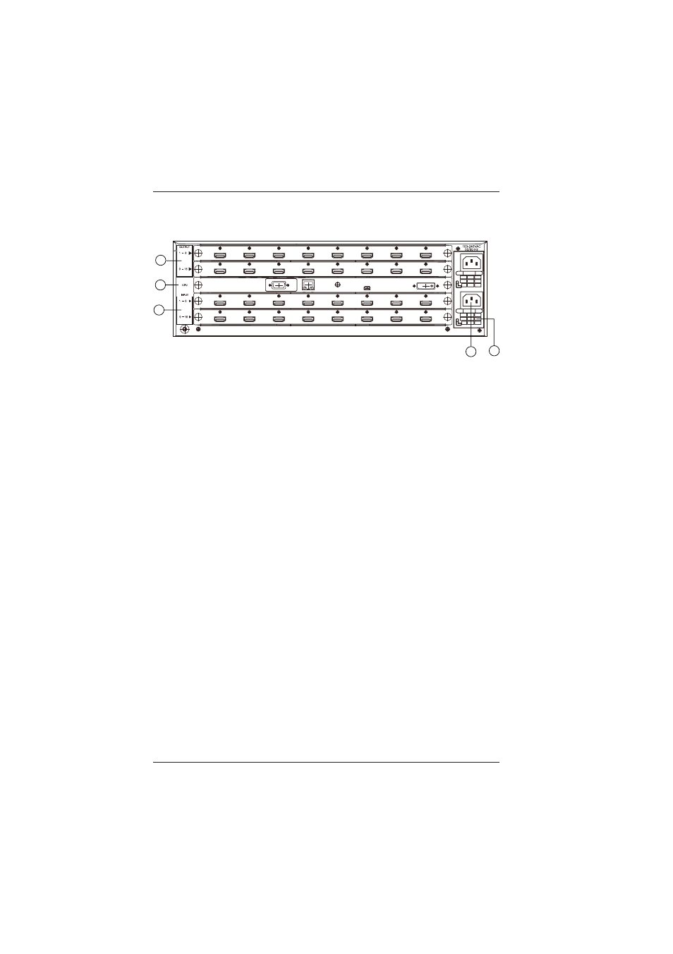 2 rear panel | Broadata Communications LBS-1616 User Manual | Page 7 / 22