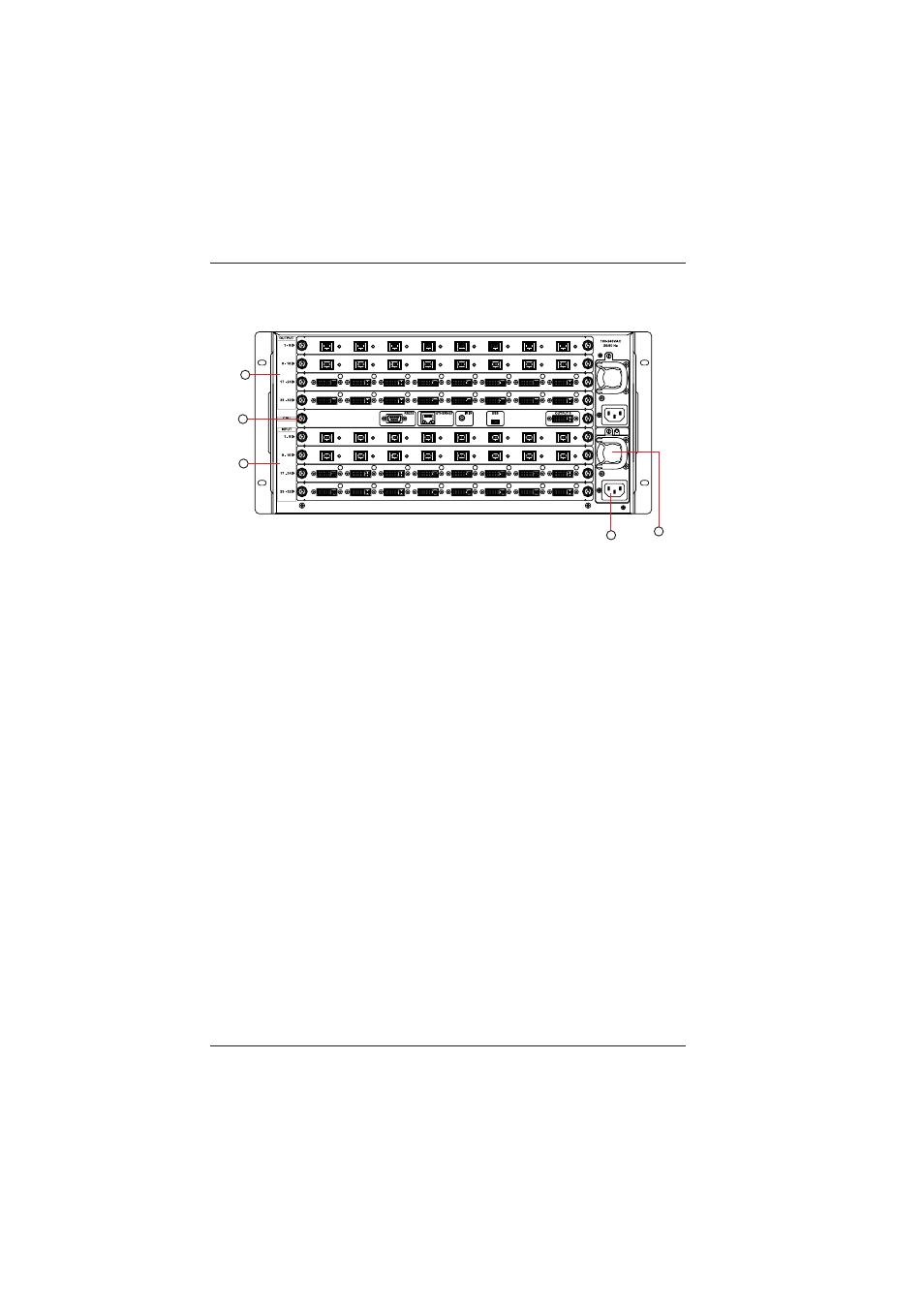 2 rear panel | Broadata Communications LBS-3232 User Manual | Page 7 / 22