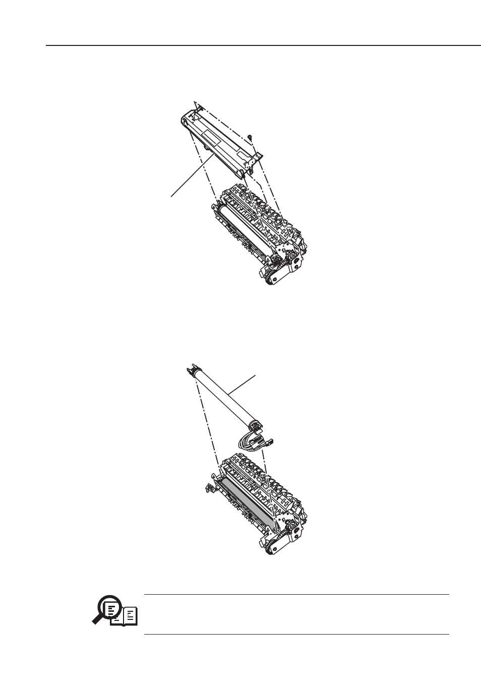 Figure 4-40 preparation for cleaning 3, Figure 4-41 cleaning location | Canon FAX-L1000 User Manual | Page 285 / 610