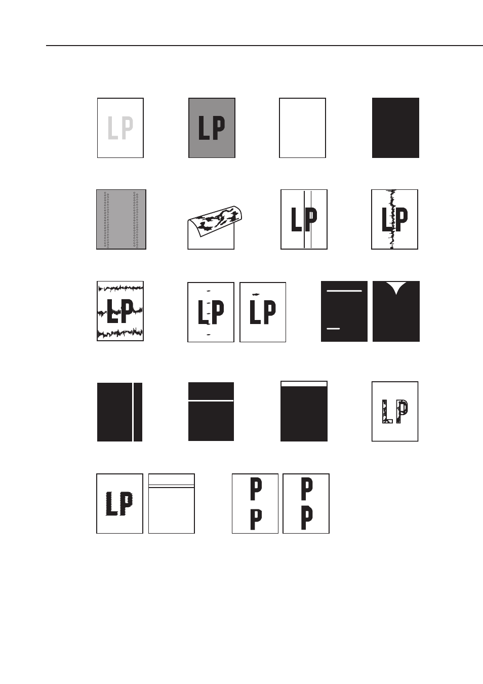 Figure 4-46 faulty print samples | Canon FAX-L1000 User Manual | Page 319 / 610