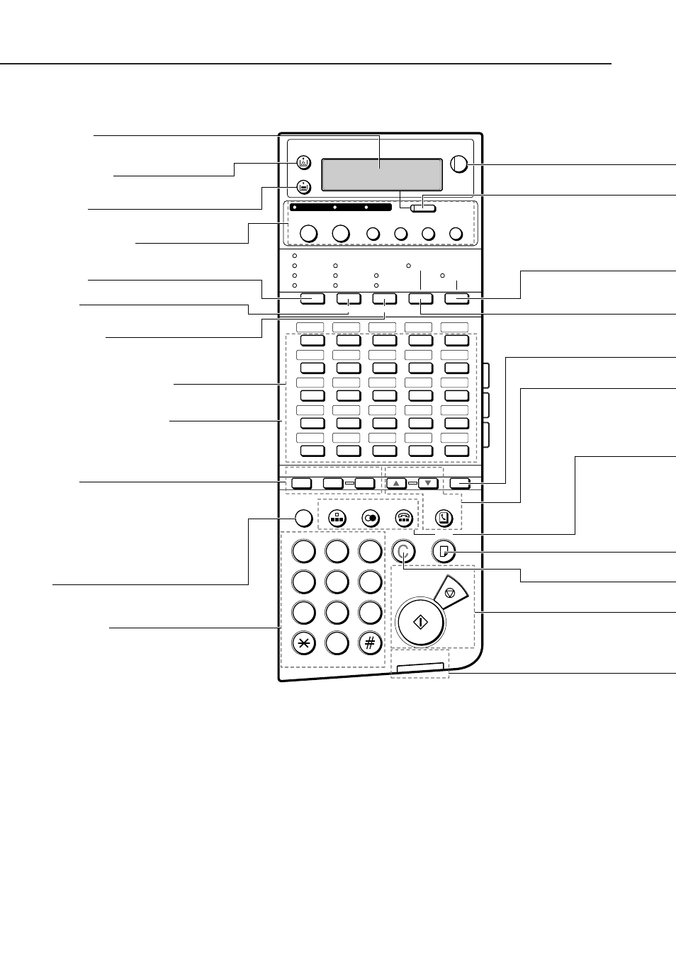 2 operation panel figure 2-3 operation panel 1 | Canon FAX-L1000 User Manual | Page 60 / 610