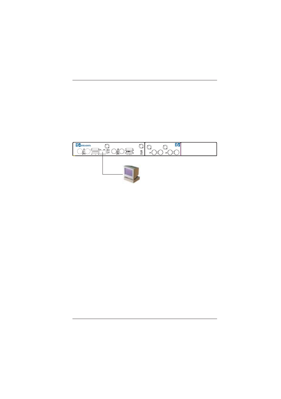 Figure 2-5 data connection, Bci 1500e user’s manual | Broadata Communications 1500E Series User Manual | Page 10 / 28