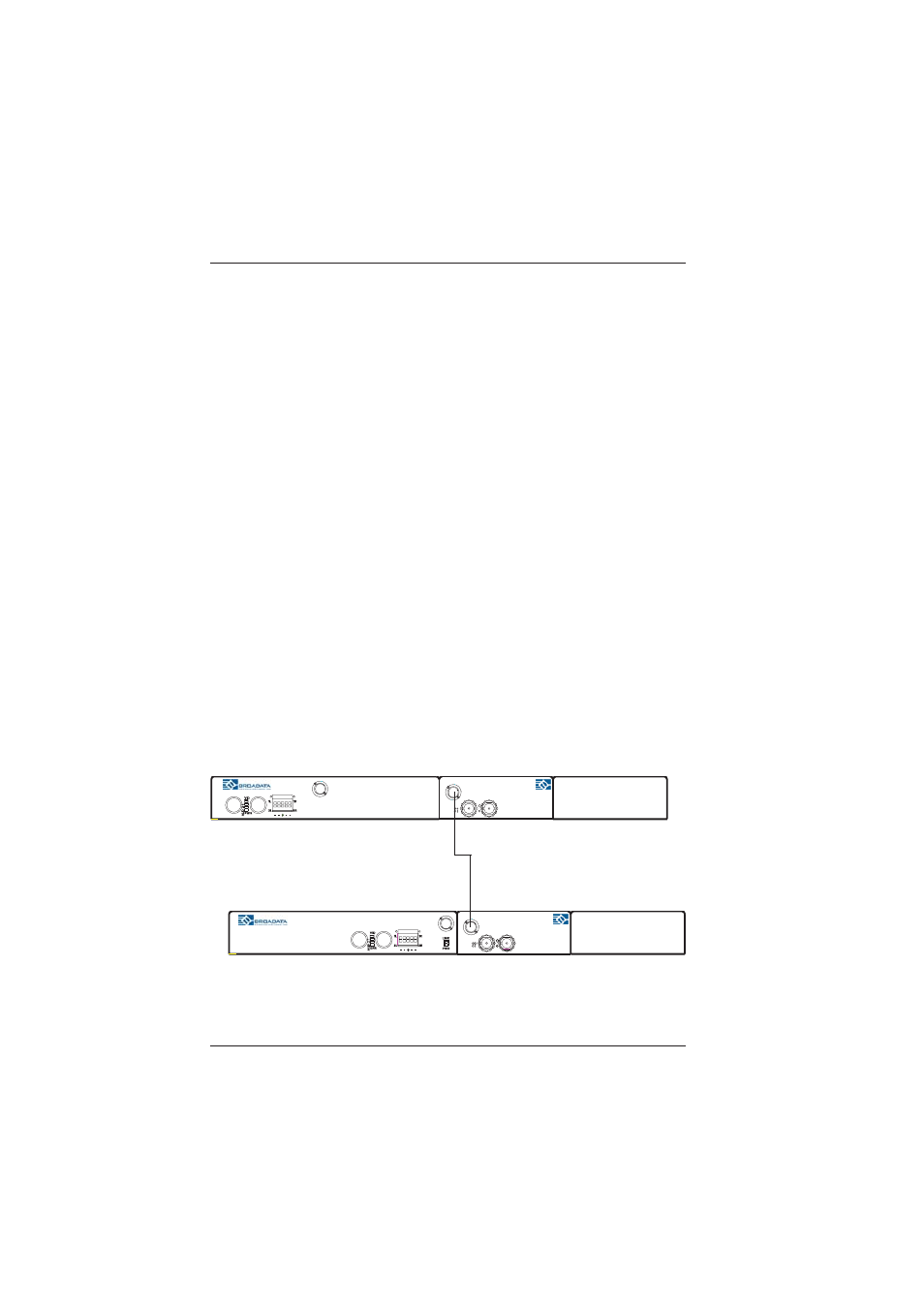 4 optical fiber connection, Figure 2-9 fiber optic connection, Bci 1500e user’s manual | Broadata Communications 1500E Series User Manual | Page 15 / 28