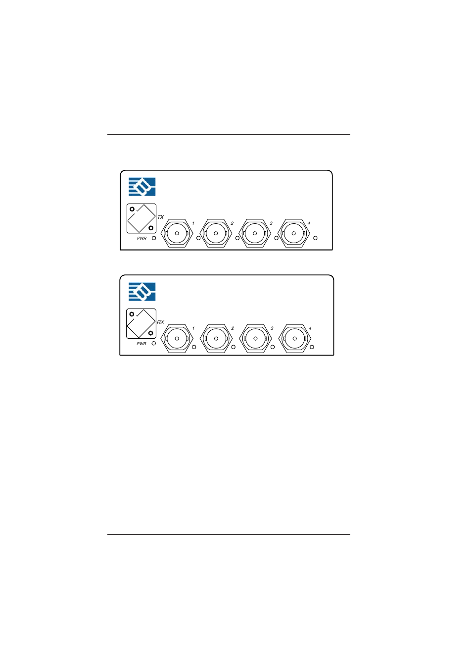 Tx 1600, Rx 1600 | Broadata Communications 1600 Series User Manual | Page 5 / 22