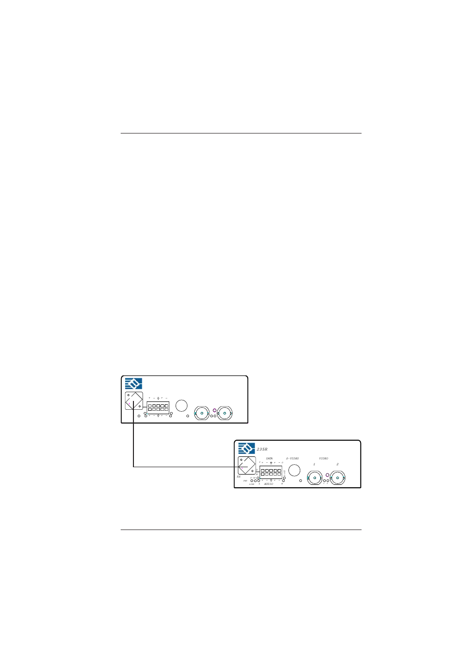 2 optical fiber connection, Figure 2-8 fiber optic connection | Broadata Communications 235 Series User Manual | Page 16 / 26