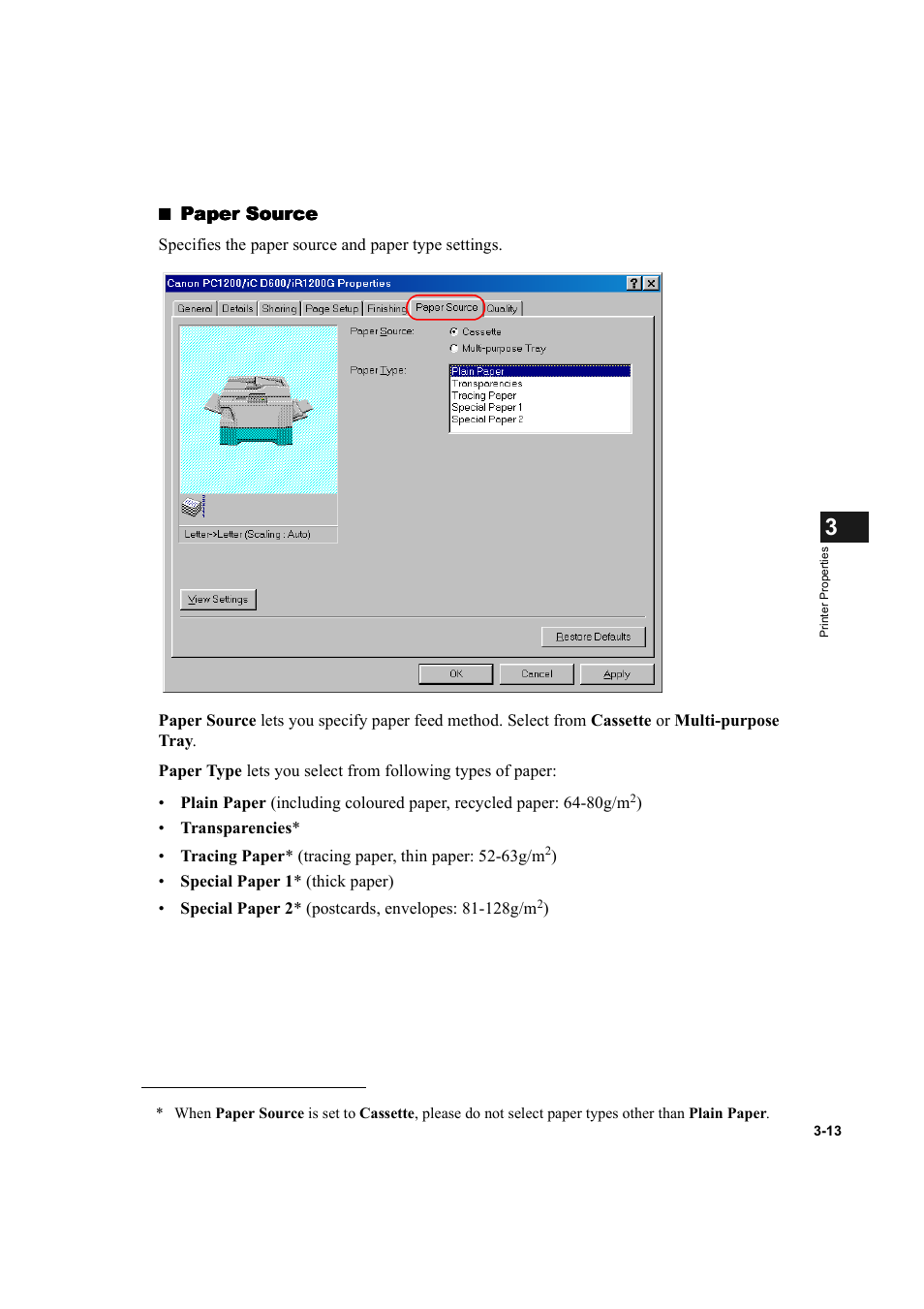 Paper source | Canon IMAGECLASS D600 series User Manual | Page 62 / 113