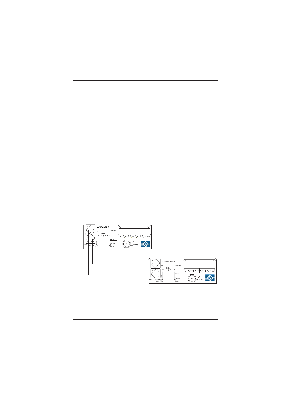 2 optical fiber connection, Figure 2-8 fiber optic connection | Broadata Communications 272E Series User Manual | Page 14 / 26
