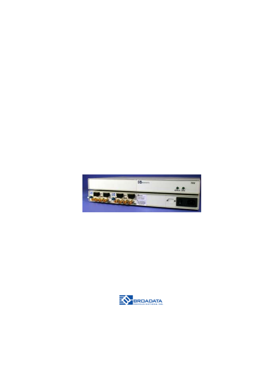 Broadata Communications 300E Series User Manual | 22 pages