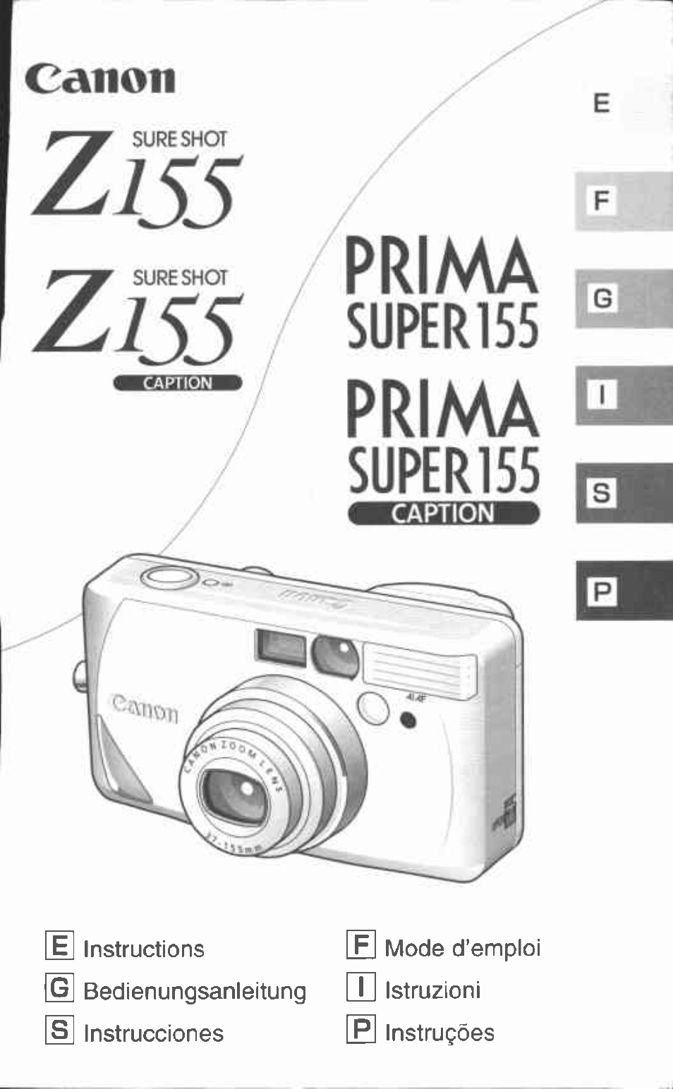 Canon Z155 User Manual | 43 pages