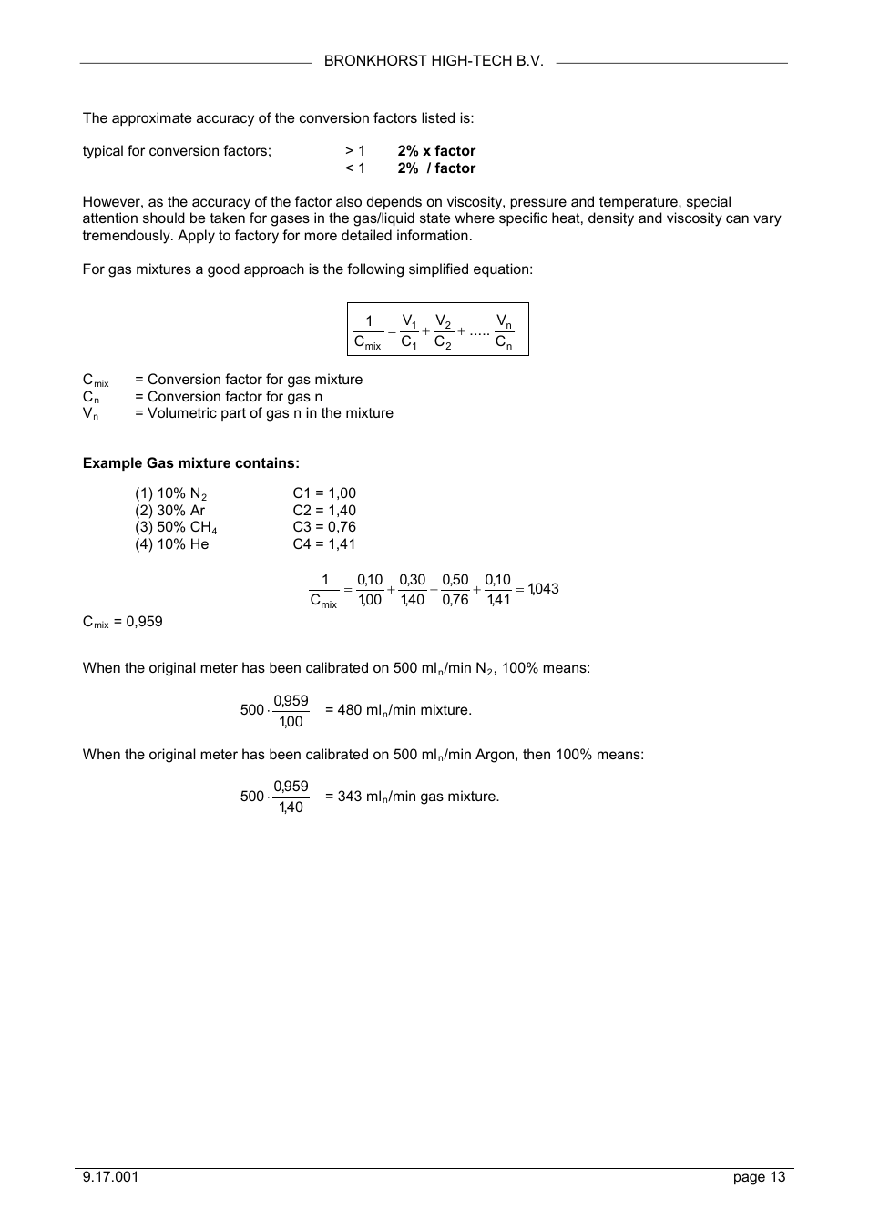 Bronkhorst Mass Flow User Manual | Page 13 / 27