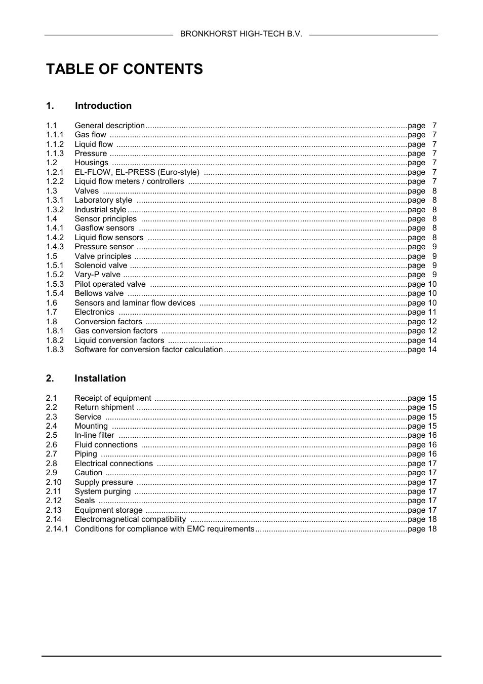 Bronkhorst Mass Flow User Manual | Page 5 / 27