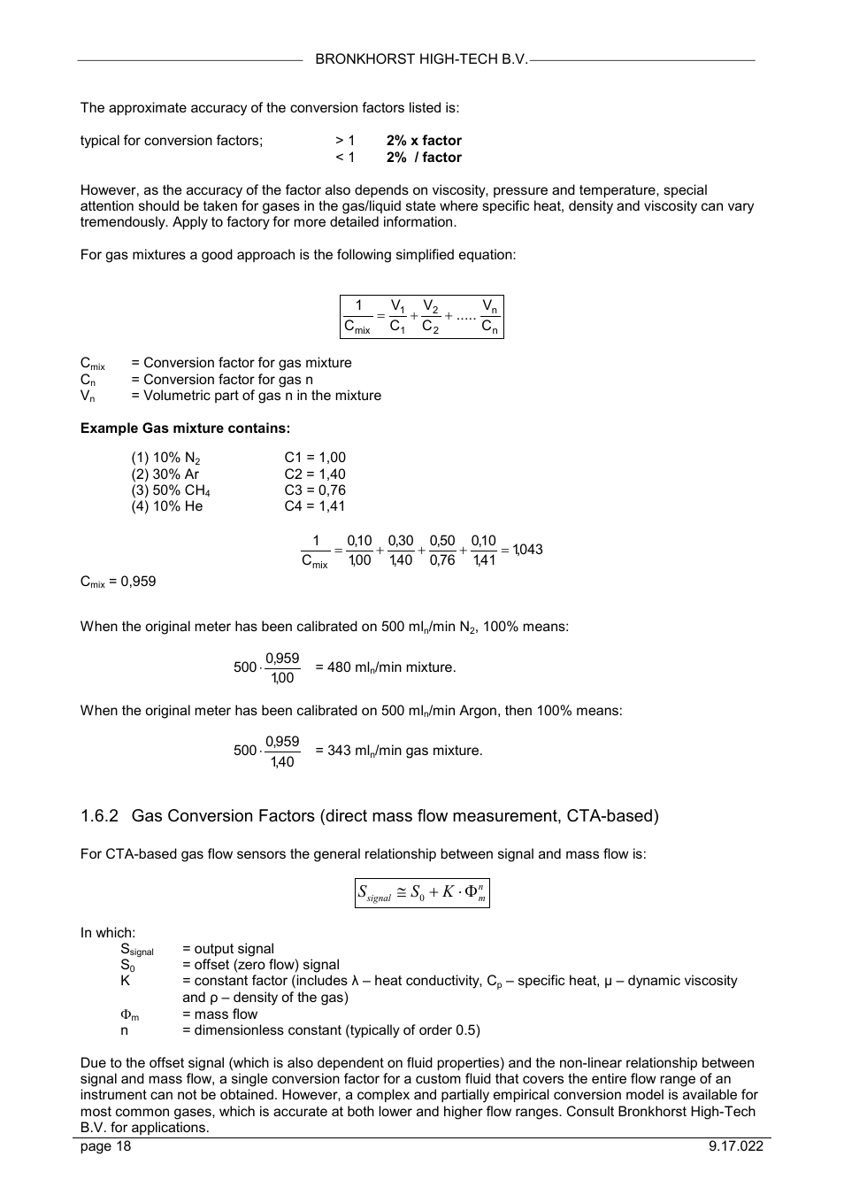 Ks s φ | Bronkhorst IN-FLOW User Manual | Page 18 / 38