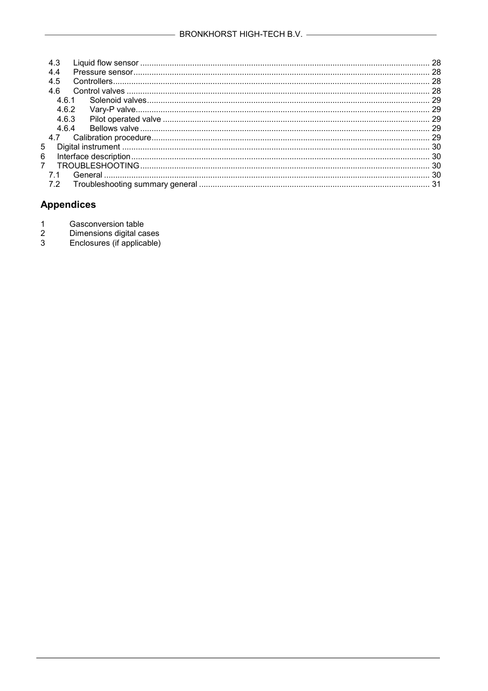 Bronkhorst IN-FLOW User Manual | Page 8 / 38